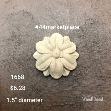 Woodubend #1668 Floral - 44 Marketplace
