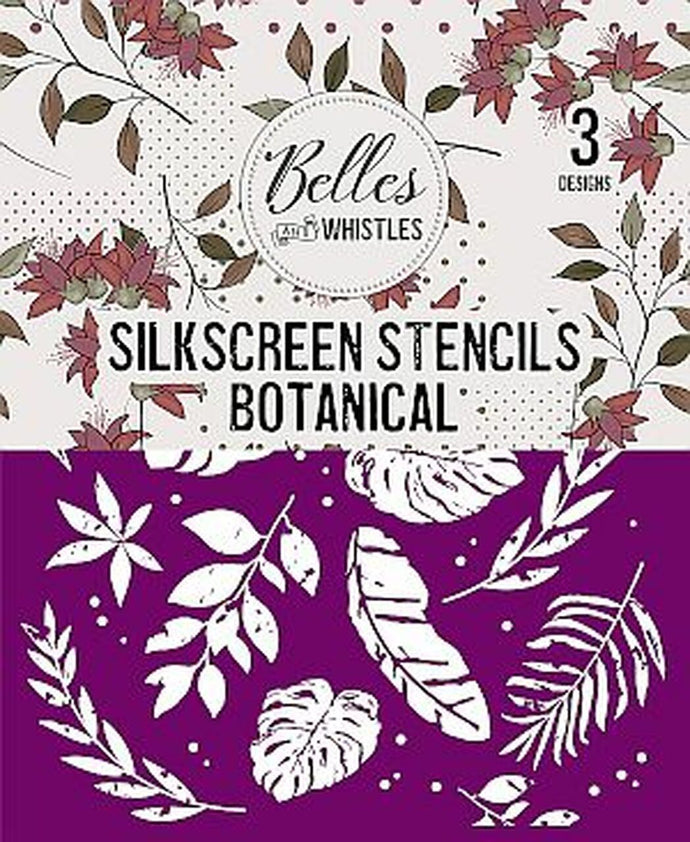 Botanical Silkscreen Stencil-Belles and Whistles-Dixie Belle Paint