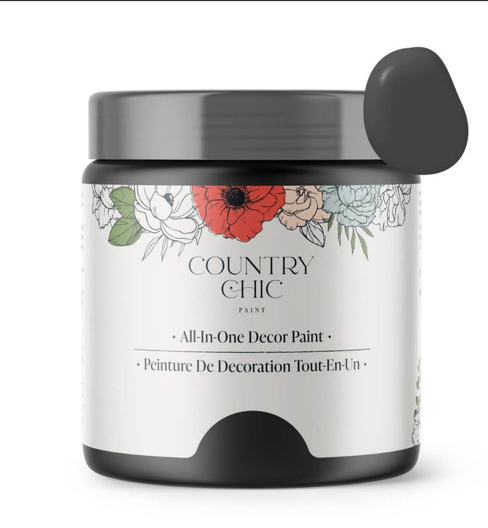 Country Chic All In One Decor Paint - 16 oz - Licquorice